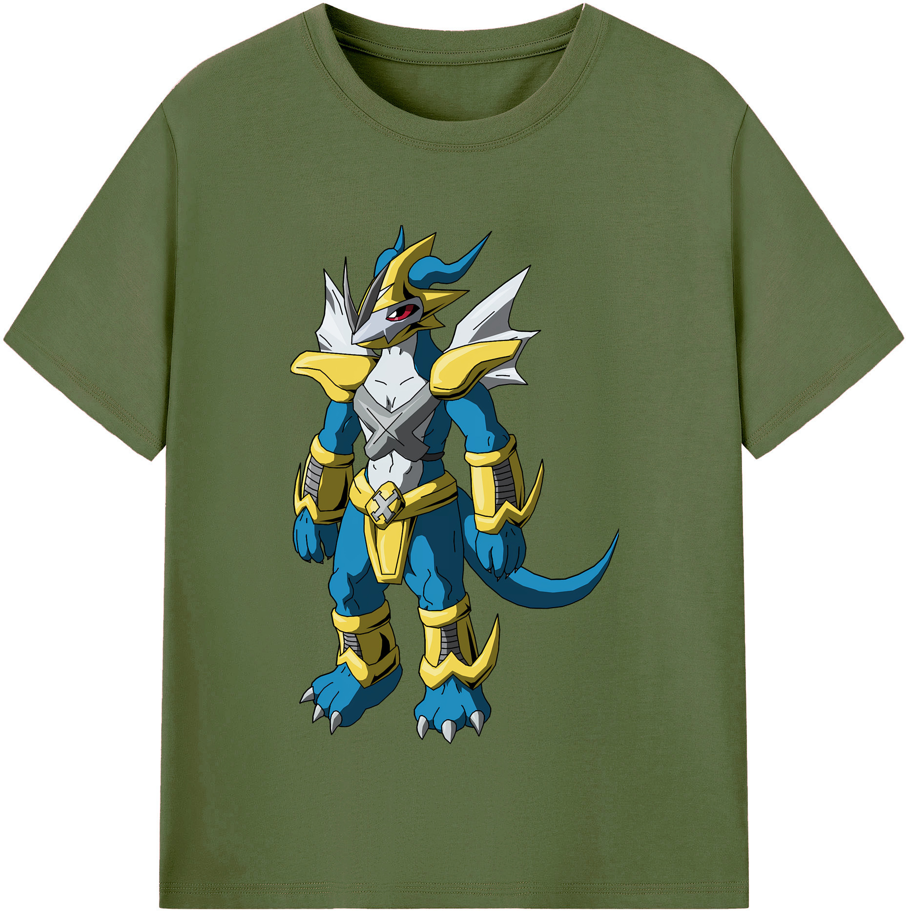 （画像用） Digimon デジタルモンスター/デジモン 綿100％半袖Tシャツ（フロントプリント）